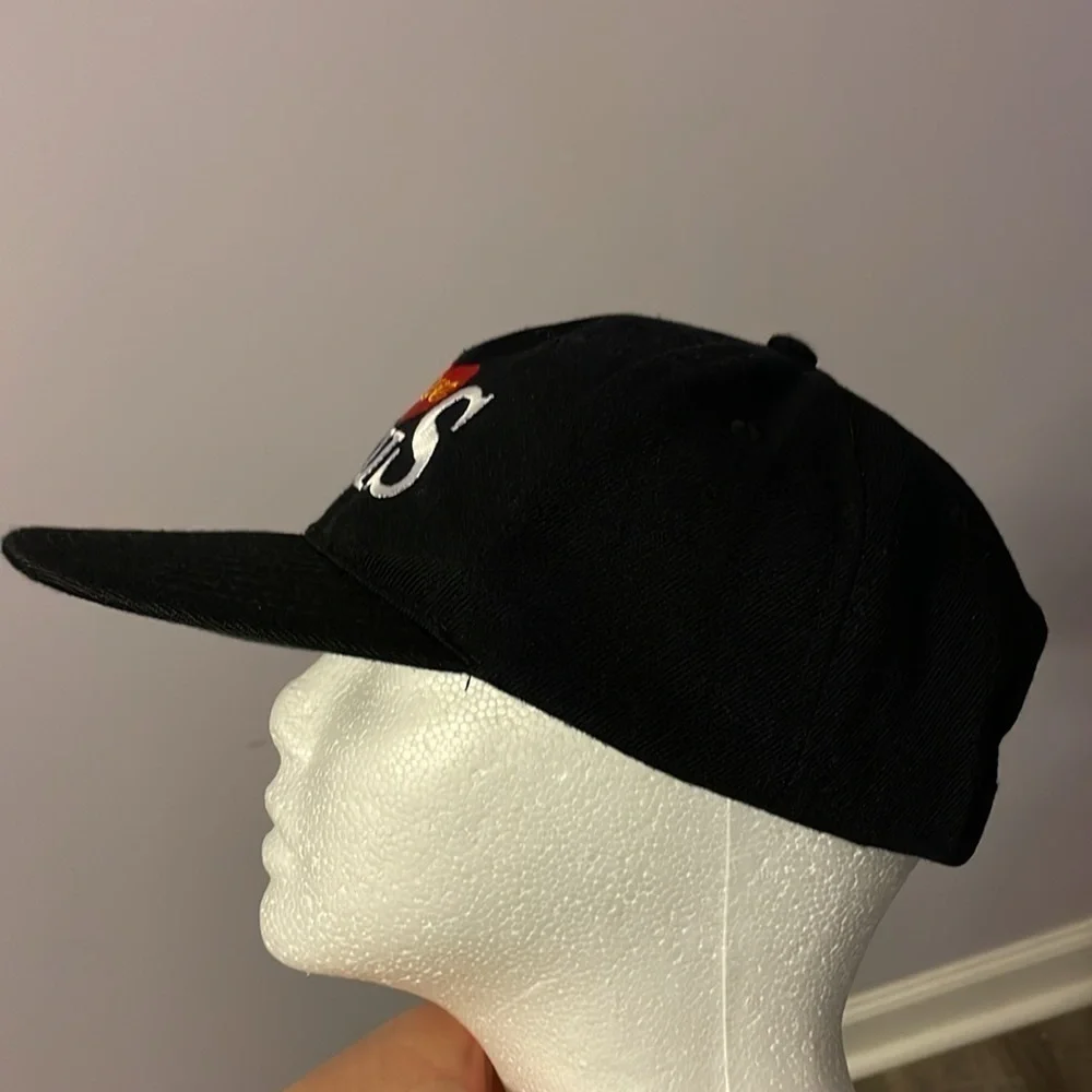 City Hunter I Love Jesus Black Embroidered Baseball Hat Cap OS
